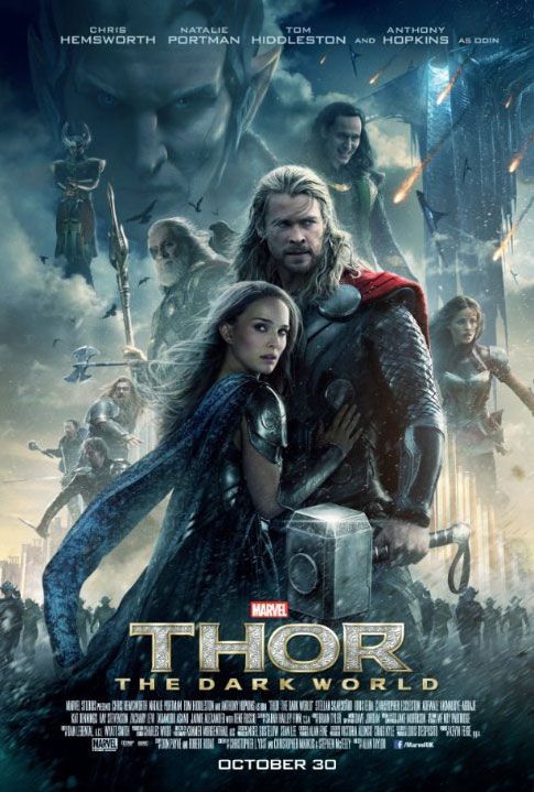 Thor the dark world film poster image